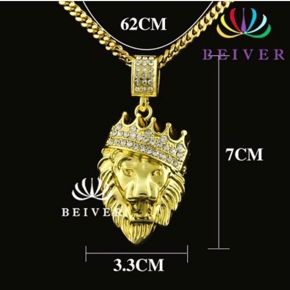 Brand New Gold Lion With Crown ๐ - Picture 4 of 8